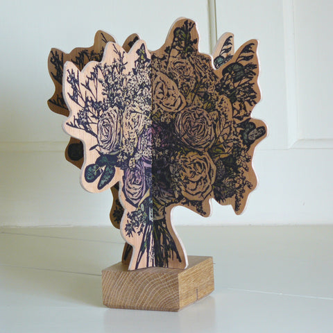 3D Wooden Bouquet